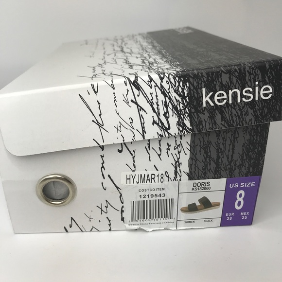 NEW IN BOX - Kensie Doris Flat Slide Sandals - Picture 6 of 6